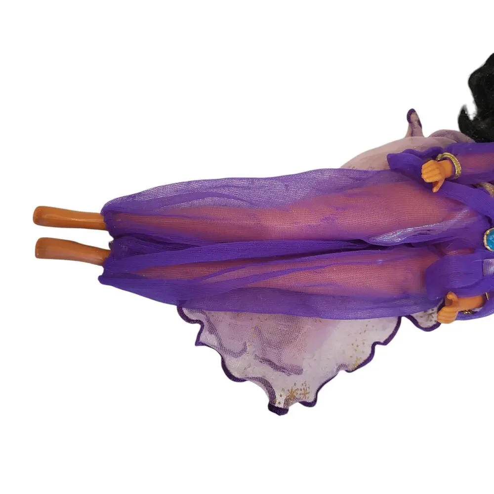 Vintage  Disney Store Princess Jasmine Doll Purple Outfit